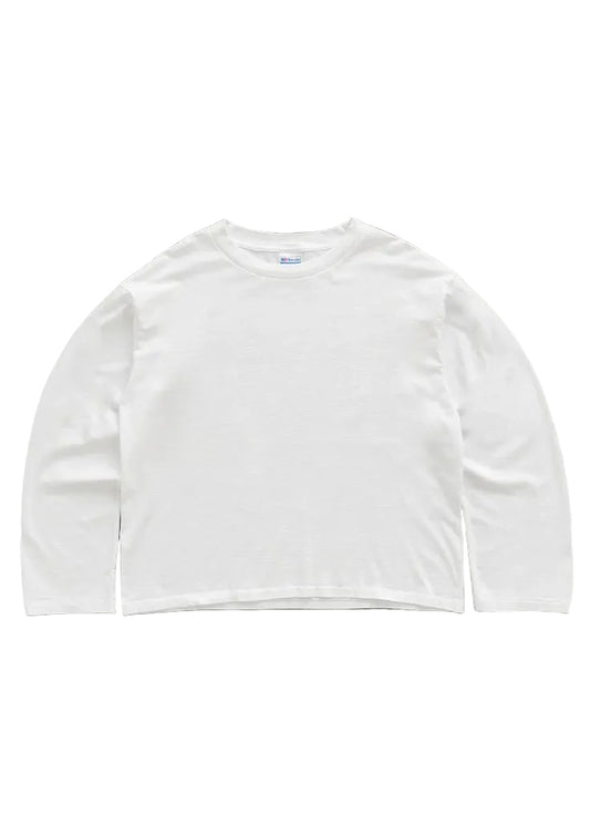 Black Cropped Long-Sleeve Tee