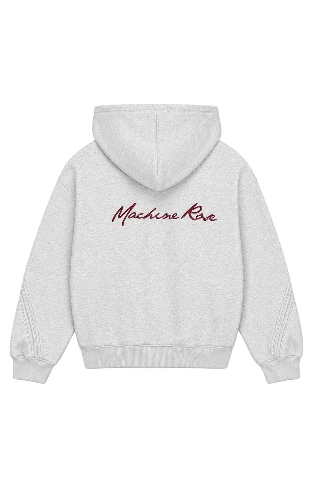 Heather Grey Zip Hoodie