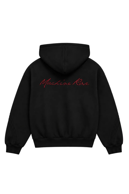 Black Zip Hoodie