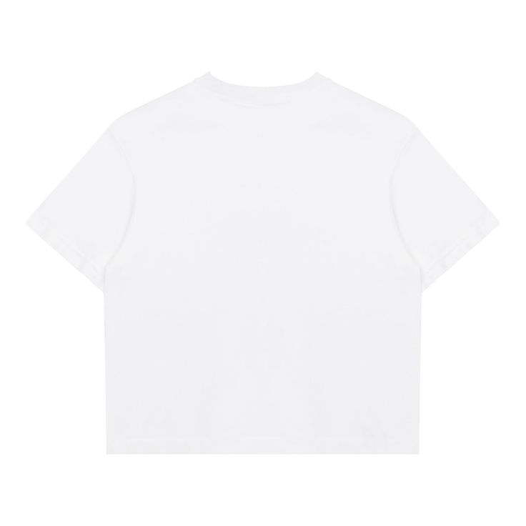 White Cropped Boxy T-shirt