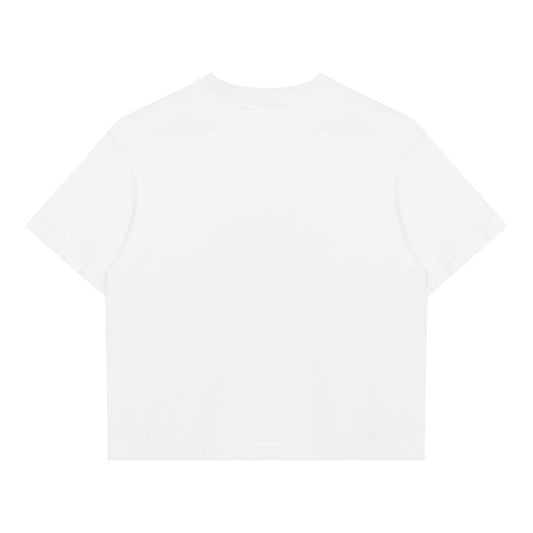 White Cropped Boxy T-shirt